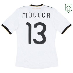 Camiseta retro local Alemania 2010/11 para hombre Müller #13