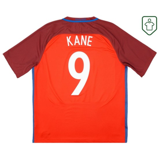 Camiseta retro visitante Inglaterra 2016/17 para hombre Kane #9 Camiseta retro visitante Inglaterra 2016/17 para hombre Kane #9