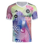 Camiseta infantil Chicago Fire 2025 tercera pre partido - blanca