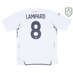 Camiseta retro local Inglaterra 2007/09 para hombre Lampard #8