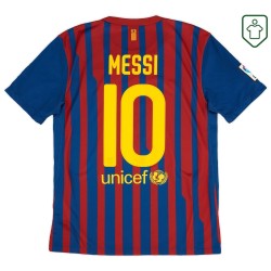 Hombre Camiseta retro local FC Barcelona 2011/12 Messi #10
