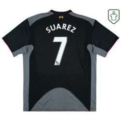 Camiseta retro visitante hombre Liverpool 2012/13 Suarez #7
