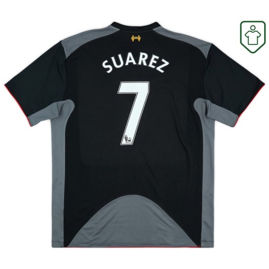 Camiseta retro visitante hombre Liverpool 2012/13 Suarez #7 Camiseta retro visitante hombre Liverpool 2012/13 Suarez #7