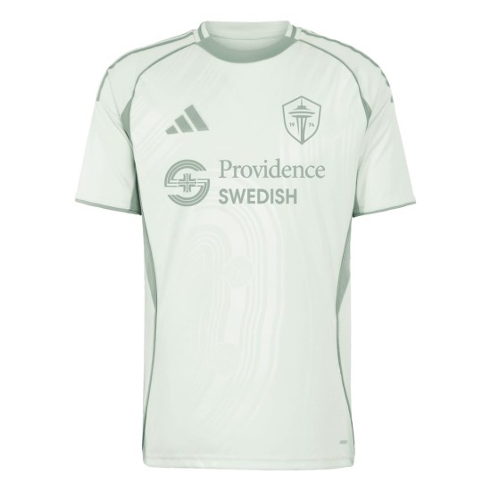 Camiseta Previa al Partido Tercera Mujer Seattle Sounders FC 2025 - Verde