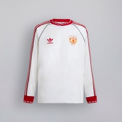Camiseta Manga Larga Manchester United 1991 Away Retro Niño