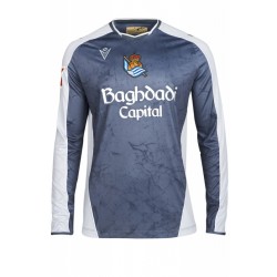 Camiseta visitante de manga larga 2025/26 de la Real Sociedad para niño