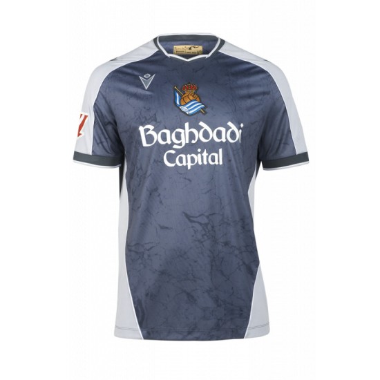 Camiseta visitante con patrocinio 2025/26 de la Real Sociedad para hombre