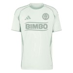 Camiseta infantil Philadelphia Union 2025 tercera pre partido - verde