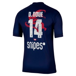 Camiseta Local Año Nuevo Lunar 2025/26 PSG D.Doué #14 Niño