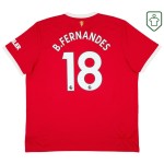 Camiseta retro local hombre Manchester United 2021/22 B. Fernandes #18