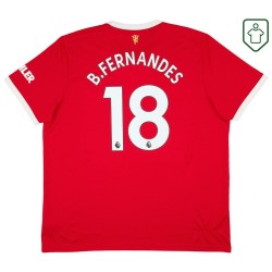 Camiseta retro local hombre Manchester United 2021/22 B. Fernandes #18