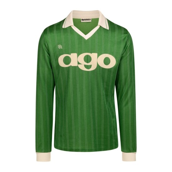 Camiseta retro de manga larga 1982/83 del FC Groningen para hombre