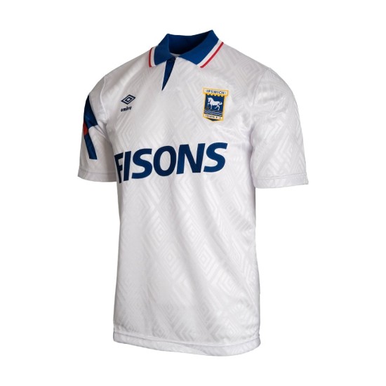 Camiseta Retro de visitante del Ipswich Town 1991/93 para hombre