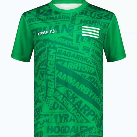 Camiseta tercera calentamiento para hombres Hammarby IF 2025