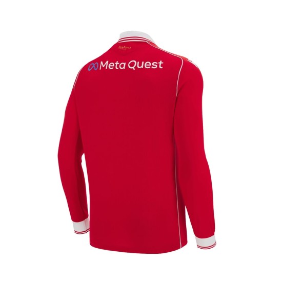 Camiseta de Manga Larga Edición Limitada Leyendas Wrexham AFC 2025/26 para Mujer Camiseta de Manga Larga Edición Limitada Leyendas Wrexham AFC 2025/26 para Mujer