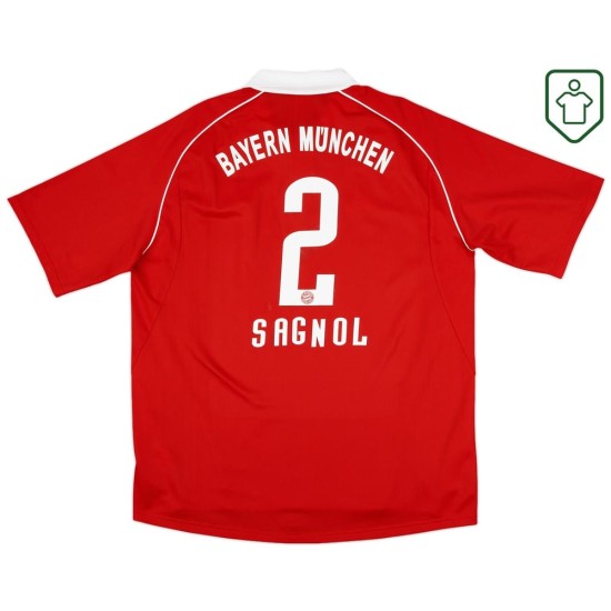 Camiseta retro Bayern Múnich 2005/06 local para hombre Sagnol #2