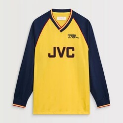 Camiseta Retro de Visitante de Manga Larga Arsenal 1988/89 para Hombre