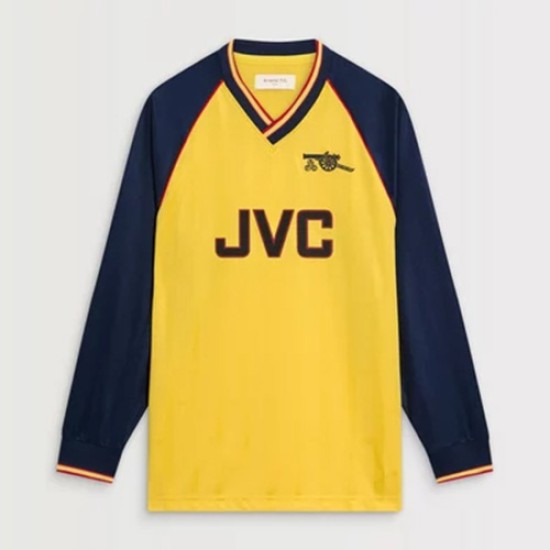 Camiseta Retro de Visitante de Manga Larga Arsenal 1988/89 para Hombre
