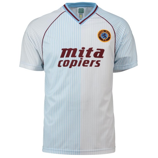 Camiseta Retro de Visitante Aston Villa Infantil 1988