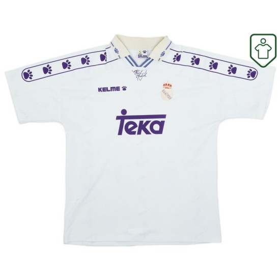 Hombre Camiseta retro local Real Madrid 1994/96 Hombre Camiseta retro local Real Madrid 1994/96