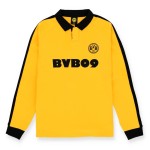 Camiseta retro de manga larga de los 70 del BVB Borussia Dortmund para mujer