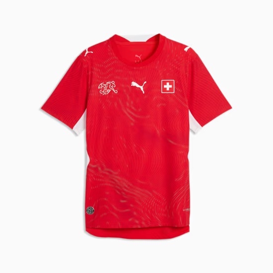 Camiseta de mujer Suiza 2026 Copa del Mundo auténtica local Camiseta de mujer Suiza 2026 Copa del Mundo auténtica local