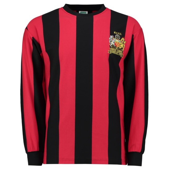 Camiseta retro hombre manga larga Manchester City final FA Cup 1969