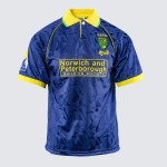 Camiseta retro UEFA Cup de visitante del Norwich City para niños 1993