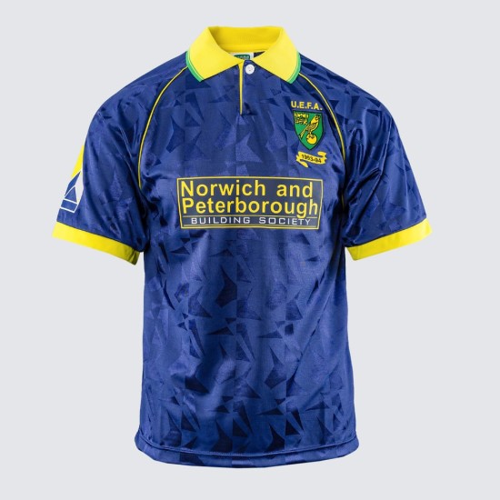 Camiseta retro UEFA Cup de visitante del Norwich City para niños 1993