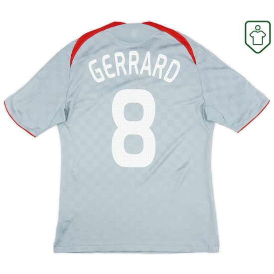 Camiseta retro visitante hombre Liverpool 2008/09 Gerrard #8 Camiseta retro visitante hombre Liverpool 2008/09 Gerrard #8