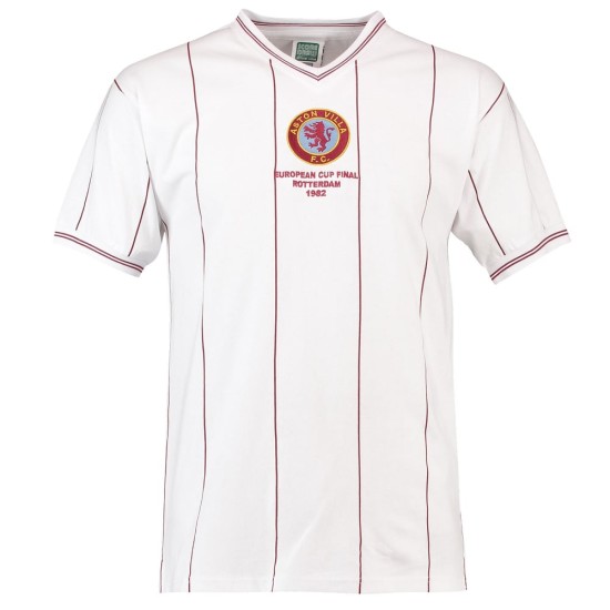 Camiseta Retro Final Copa Europea Aston Villa 1982 Hombre