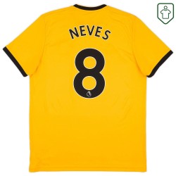 Camiseta retro local hombre Wolverhampton Wanderers 2018/19 Neves #8