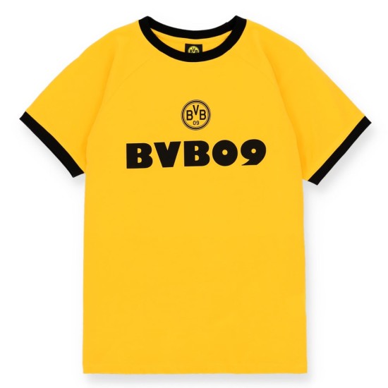 Camiseta retro de los 70 del BVB Borussia Dortmund para hombre