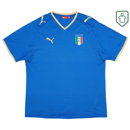 Camiseta retro local Italia 2007/08 para hombre