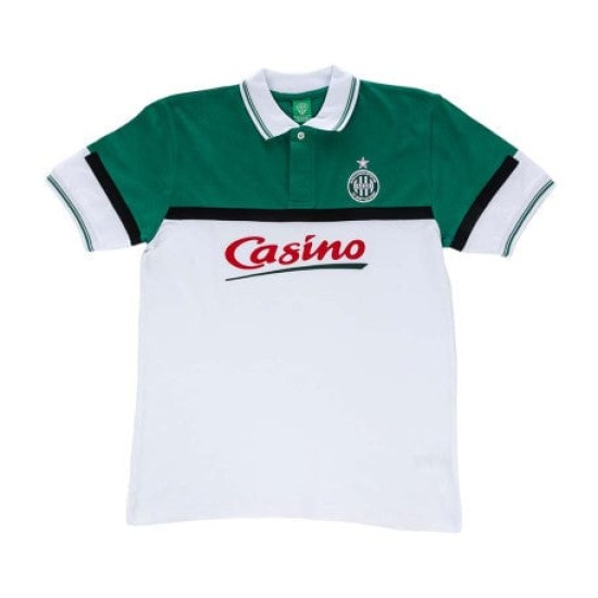 Camiseta retro vintage de casino ASSE 90s para hombre - blanca