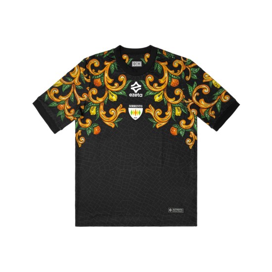 Camiseta portero visitante infantil Sorrento Calcio 1945 2025/26 Negra