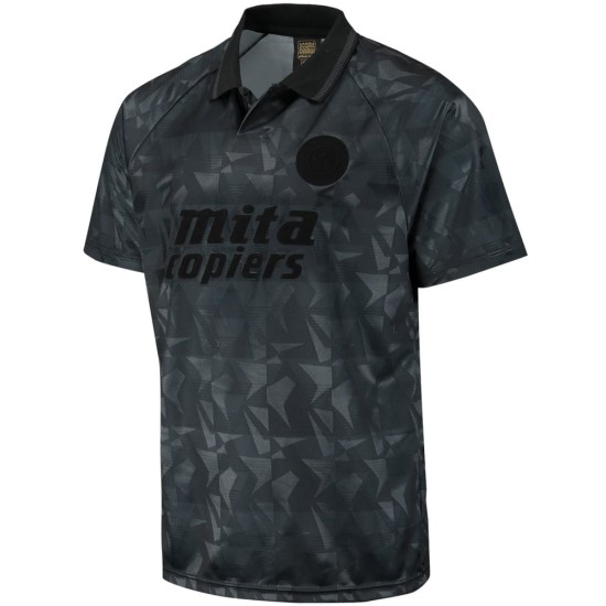 Camiseta Retro Blackout Aston Villa 1990 Hombre Camiseta Retro Blackout Aston Villa 1990 Hombre