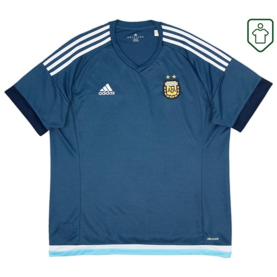 Camiseta retro visitante Argentina 2015/16 para hombre Camiseta retro visitante Argentina 2015/16 para hombre