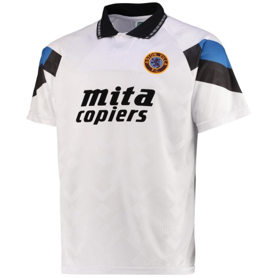 Camiseta Retro de Visitante Aston Villa Infantil 1990