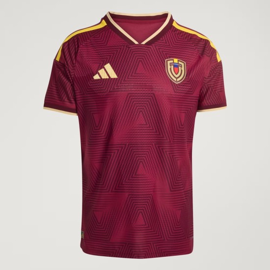 Camiseta local auténtica de la Copa del Mundo 2026 de Venezuela para mujer
