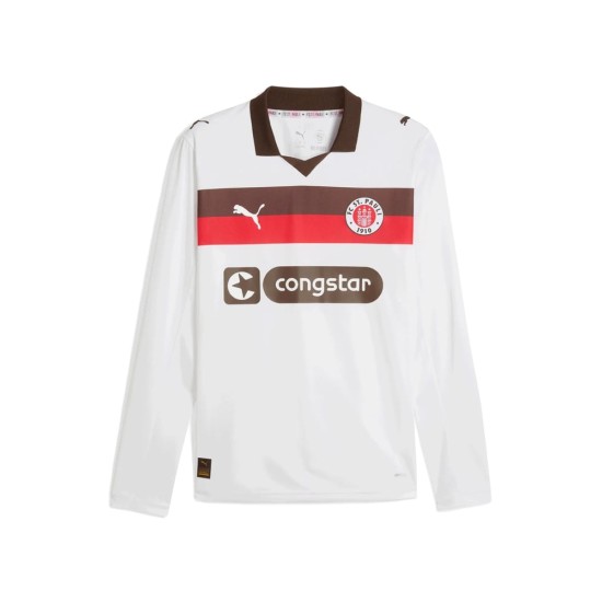 Camiseta de Visitante de Manga Larga Hombre FC St. Pauli 2025/26
