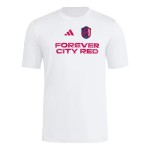 Camiseta Tercera Hook AEROREADY 2025 de St. Louis City SC para Niño - Blanca Camiseta Tercera Hook AEROREADY 2025 de St. Louis City SC para Niño - Blanca