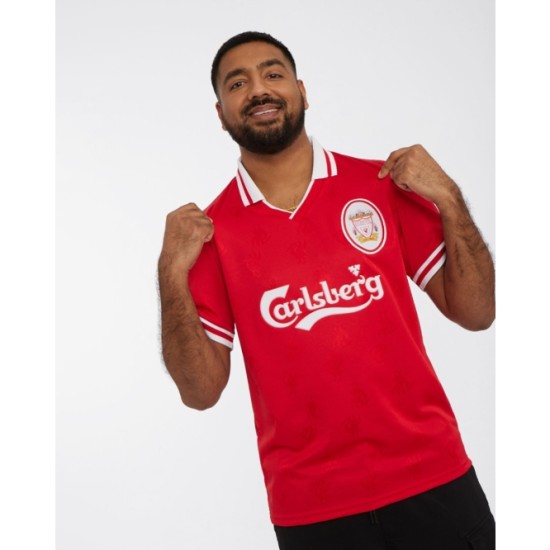 Camiseta retro local Liverpool 1996/98 de hombre