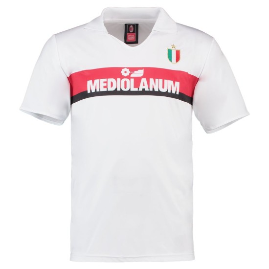 Camiseta retro Milan 1988 visitante para hombre Camiseta retro Milan 1988 visitante para hombre