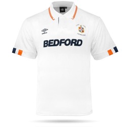 Camiseta retro de local del Luton Town para hombre 1989/90