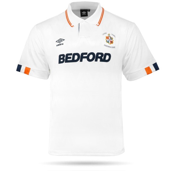 Camiseta retro de local del Luton Town para hombre 1989/90