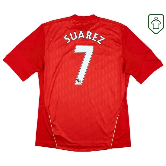 Camiseta retro local hombre Liverpool 2010/12 Suarez #7 Camiseta retro local hombre Liverpool 2010/12 Suarez #7