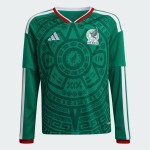 Camiseta de manga larga local de la Copa del Mundo 2026 de México para hombre