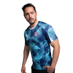 Camiseta Niño Cruz Azul Tercera Calentamiento 2025/26 – Turquesa/Marino