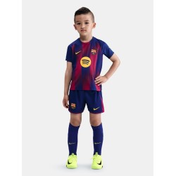 Kit local niño FC Barcelona 2025/26